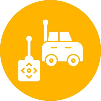 Remote Car Vector Icon