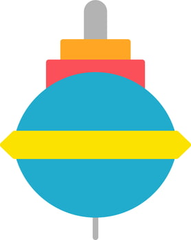 Spinning Top Vector Icon