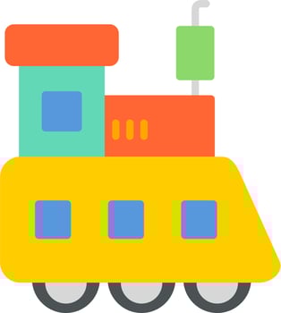 Train Toy Vector Icon