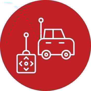 Remote Car Vector Icon