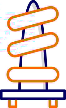 Ring Toss Vector Icon