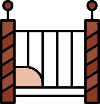 Cot Vector Icon
