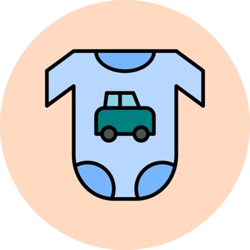 Baby Clothing Vector Icon