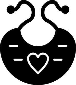 Baby Bib Vector Icon
