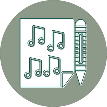 Songwriter Vector Icon