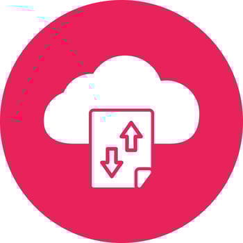 Cloud Storage Vector Icon