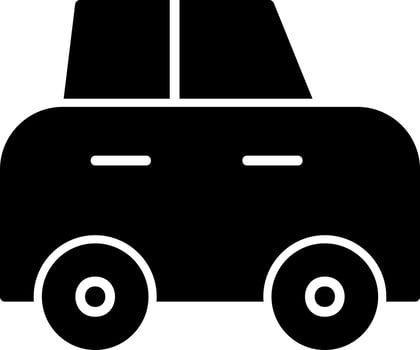 Toy Car Vector Icon