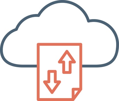 Cloud Storage Vector Icon