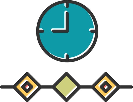 Timeline Vector Icon
