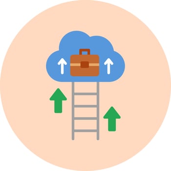Career Path Vector Icon