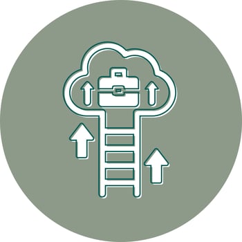 Career Path Vector Icon