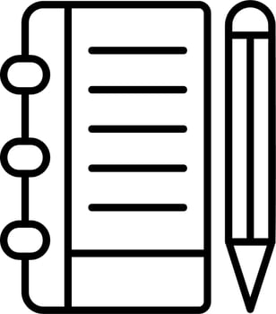 Notebook Vector Icon