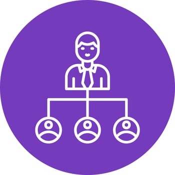 Work Distribution Vector Icon