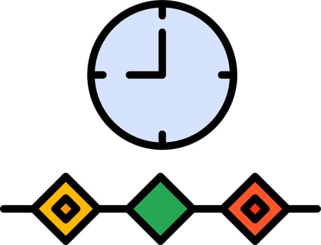 Timeline Vector Icon