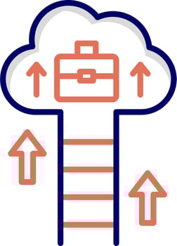 Career Path Vector Icon