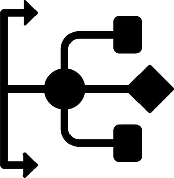 Flowchart Vector Icon
