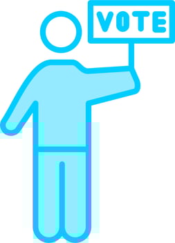 Voting campaign Vector Icon