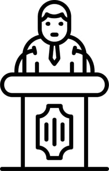 Politician Vector Icon