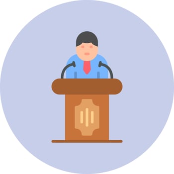Politician Vector Icon