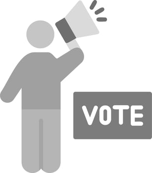 Voting campaign Vector Icon