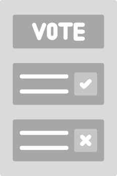 Ballot Vector Icon