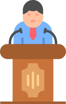 Politician Vector Icon