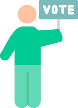 Voting campaign Vector Icon
