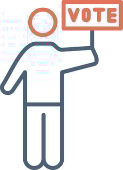Voting campaign Vector Icon