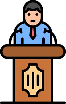 Politician Vector Icon