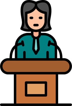 Politician Vector Icon