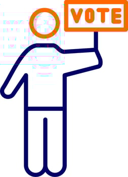 Voting campaign Vector Icon