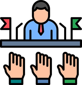 Democracy Elections icon vector