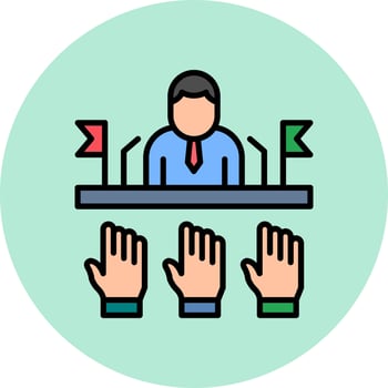 Democracy Elections icon vector