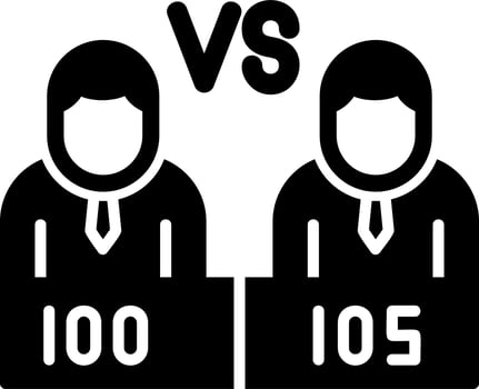 Candidates Poll Vote Vector Icon