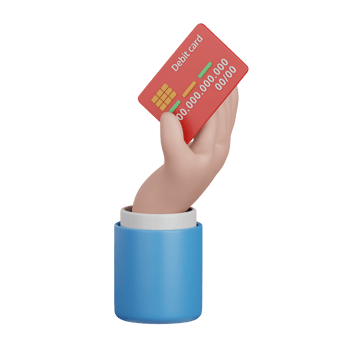 3d rendering card payment isolated useful for banking, currency, finance and global business design png