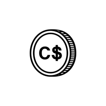 Nicaragua Currency, Nicaraguan Cordoba Icon, NIO Sign. Vector Illustration