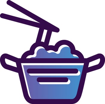 Japanese Food Vector Icon Design