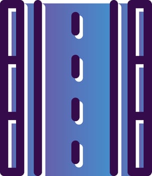 Highway Vector Icon Design