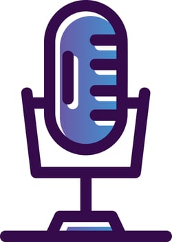 Voiceover Vector Icon Design