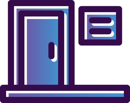 Dressing Room Vector Icon Design