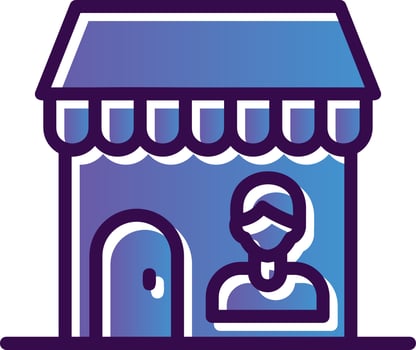 Beauty Salon Vector Icon Design