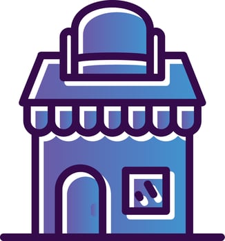 Furniture Store Vector Icon Design