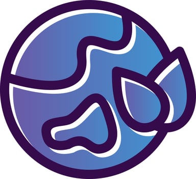 Green Planet Vector Icon Design