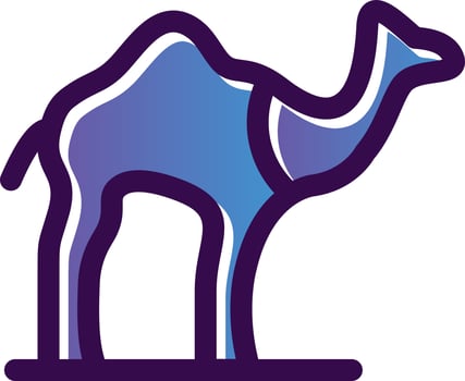 Camel Vector Icon Design
