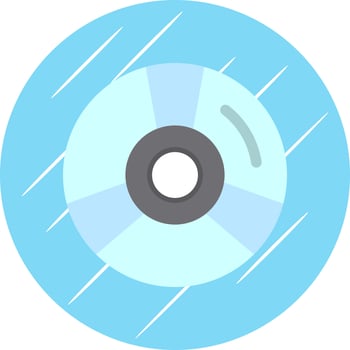 Blu Ray Vector Icon Design
