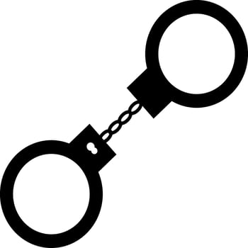 arrest, crime, justice, law, criminal, prisoner, vector