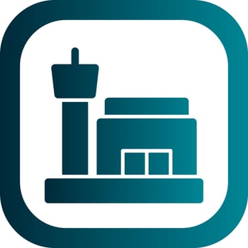 Airport Vector Icon Design