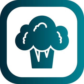Broccoli Vector Icon Design