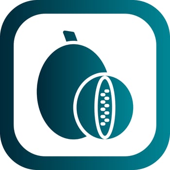 Rockmelon Vector Icon Design