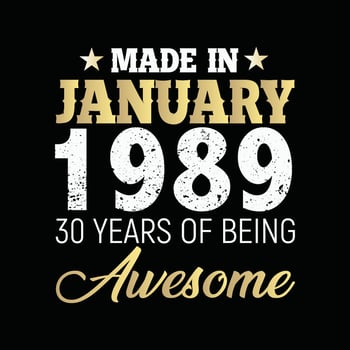 Birthday T-shirt Design vector